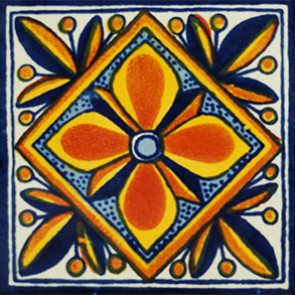 Hand Painted Tile Casa Jessenia 2321