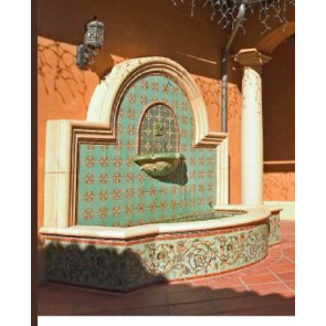 Villa And Mission Wall Fountain MC Talavera