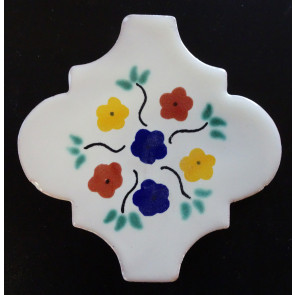 Española Bouquet Decorative Talavera Blanco