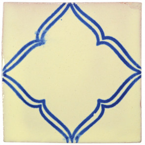 Provincia Blue Decorative Talavera Blanco