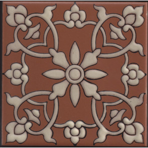 Samara Terra Cotta (3 3-4 x 3 3-4) (5 3-4 x 5 3-4)