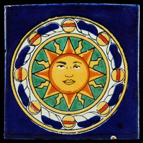 Hand Painted Tiles Casa Sol Azteca