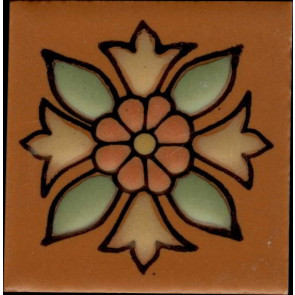 Santa Rosa Terra Cotta pattern B, 2 x 2