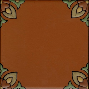 Santa Rosa Terra Cotta Corner (3 3-4 x 3 3-4), (5 3-4 x 5 3-4)