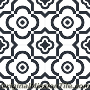 Original Mission Tile Cement Encanto Marci 01 - 8 x 8