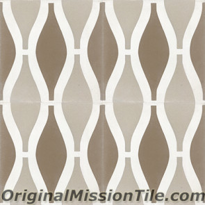 Original Mission Tile Cement Oceana Sea Breeze 02 - 8 x 8