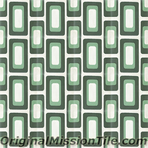 Original Mission Tile Cement Oceana Sea Island 02 - 8 x 8