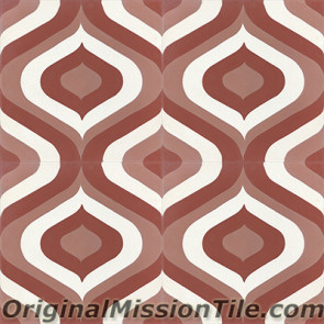 Original Mission Tile Cement Oceana Sirene 03 - 8 x 8