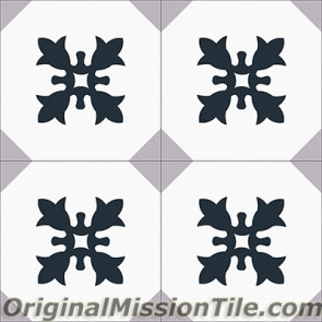 Original Mission Tile Cement Accent 4 Copas - 8 x 8