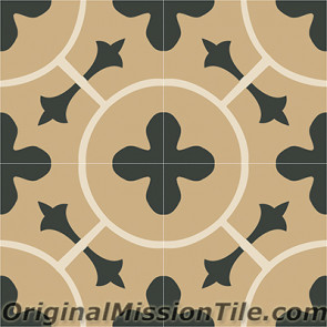 Original Mission Tile Cement Classic Africa 01 - 8 x 8