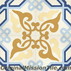 Original Mission Tile Cement Classic Alcala - 8 x 8