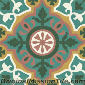 Original Mission Tile Cement Classic Amalia - 8 x 8