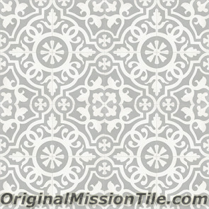 Original Mission Tile Cement Contemporary Amalia II 01 - 8 x 8