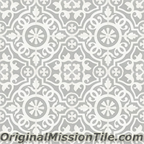 Original Mission Tile Cement Contemporary Amalia II 01 - 8 x 8