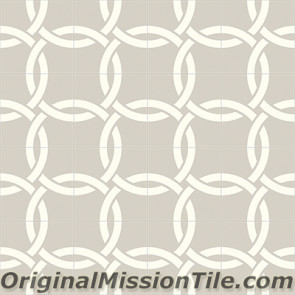 Original Mission Tile Cement Contemporary Aros II 03 - 8 x 8