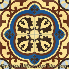 Original Mission Tile Cement Classic Bilbao - 8 x 8