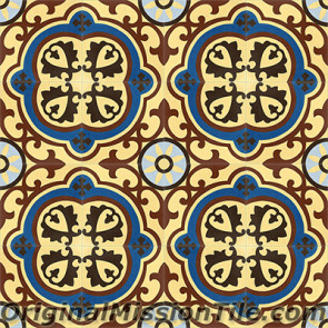 Original Mission Tile Cement Classic Bilbao - 8 x 8