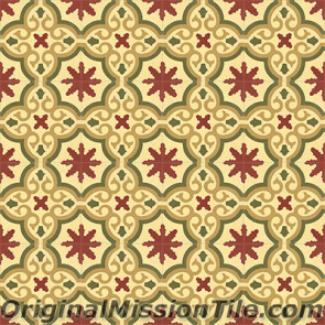 Original Mission Tile Cement Classic Bocassio - 8 x 8