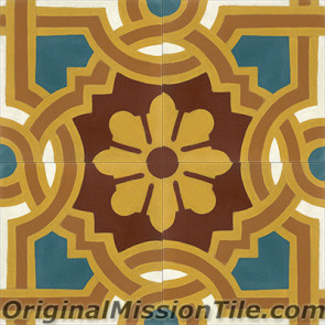 Original Mission Tile Cement Classic Capri - 8 x 8