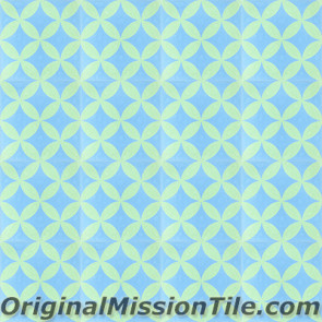 Original Mission Tile Cement Classic Circulos 04 - 8 x 8