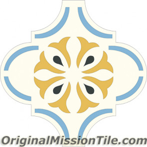 Original Mission Tile Cement Colonial Arab 01 - 8 x 8