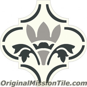 Original Mission Tile Cement Colonial French 01 - 8 x 8