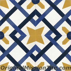 Original Mission Tile Cement Classic Cordoba 01 - 8 x 8