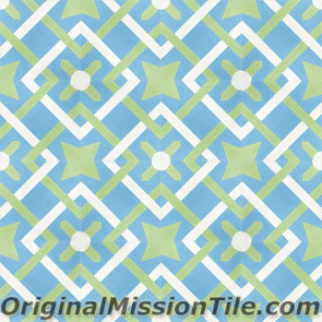 Original Mission Tile Cement Classic Cordoba 02 - 8 x 8