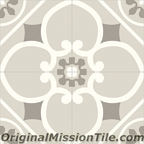Original Mission Tile Cement Contemporary Cox 03 - 8 x 8
