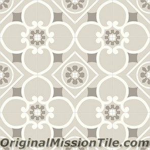 Original Mission Tile Cement Contemporary Cox 03 - 8 x 8