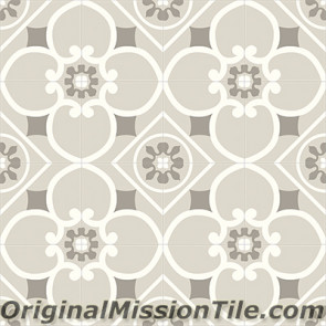 Original Mission Tile Cement Contemporary Cox 03 - 8 x 8