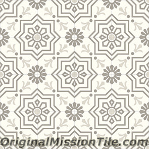 Original Mission Tile Cement Contemporary Elios 03 - 8 x 8