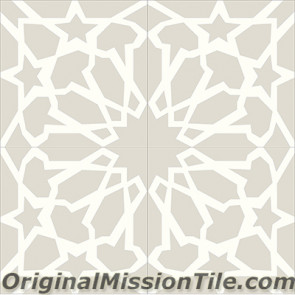 Original Mission Tile Cement Contemporary Fes 02 - 8 x 8