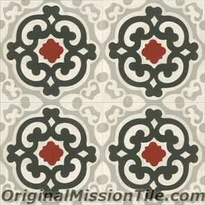 Original Mission Tile Cement Classic Geneva - 8 x 8