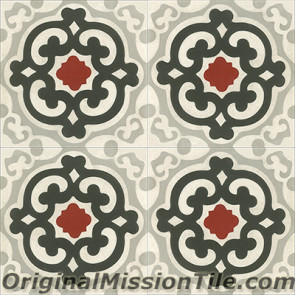 Original Mission Tile Cement Classic Geneva - 8 x 8