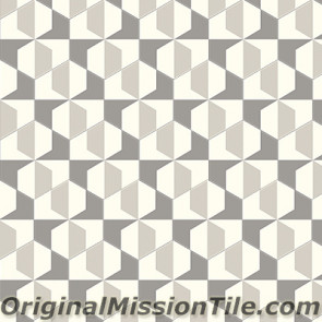 Original Mission Tile Cement Hexagonal Adele 02 - 8 x 8