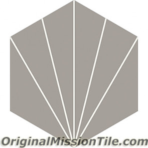 Original Mission Tile Cement Hexagonal Bakery 01 - 8 x 8