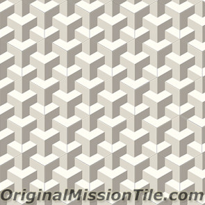Original Mission Tile Cement Hexagonal Tridy 02 - 8 x 8