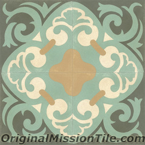 Original Mission Tile Cement Classic La Espanola 01 - 8 x 8