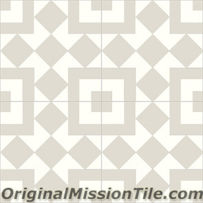 Original Mission Tile Cement Contemporary Liverpool II 02 - 8 x 8