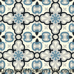 Original Mission Tile Cement Classic Montpellier 03 - 8 x 8
