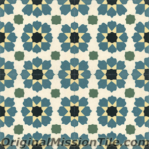 Original Mission Tile Cement Moroccan Moorish 01 - 8 x 8
