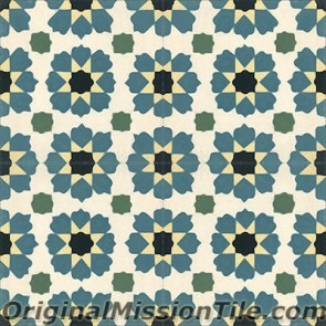 Original Mission Tile Cement Moroccan Moorish 01 - 8 x 8