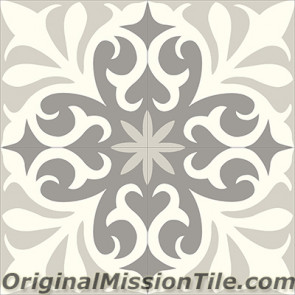 Original Mission Tile Cement Contemporary Nantes 03 - 8 x 8