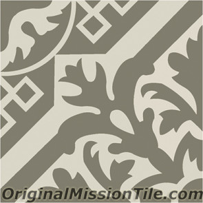 Original Mission Tile Cement Contemporary New Castle 04 - 8 x 8