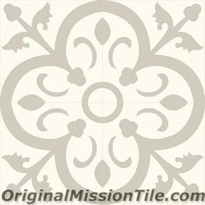 Original Mission Tile Cement Contemporary Orleans 03 - 8 x 8