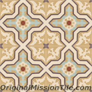 Original Mission Tile Cement Classic Pescadero - 8 x 8