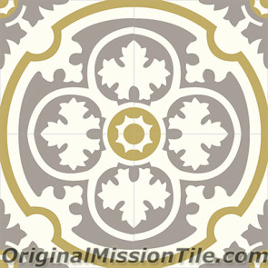 Original Mission Tile Cement Classic Philadelphia SL 04 - 8 x 8