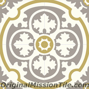 Original Mission Tile Cement Classic Philadelphia SL 04 - 8 x 8