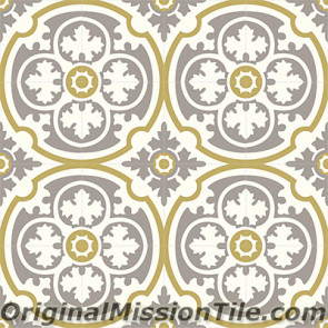 Original Mission Tile Cement Classic Philadelphia SL 04 - 8 x 8